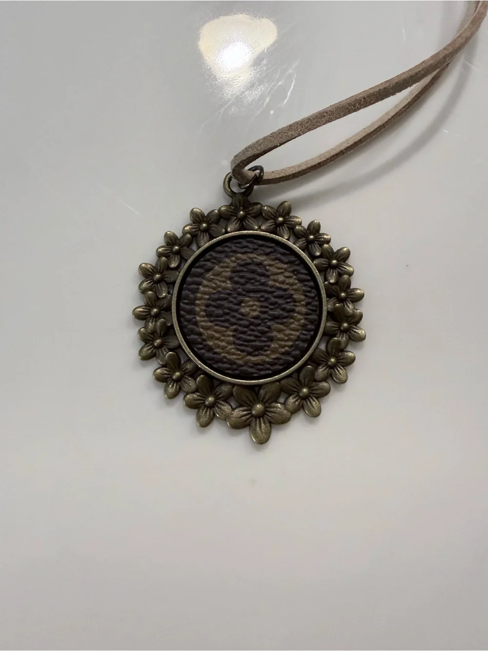 Repurposed Louis Vuitton Choker Necklace
